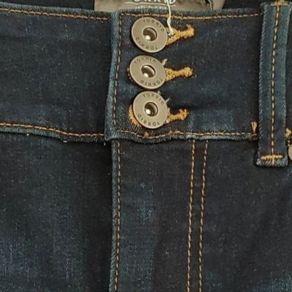 NEW With Tags Torrid High Waist Jegging Blue Jeans, Soft & Stretchy, Size 10R - Picture 7 of 11